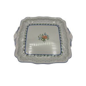 Villeroy and Boch Romantica Small Square Plate Platter 9.75 x 8.75